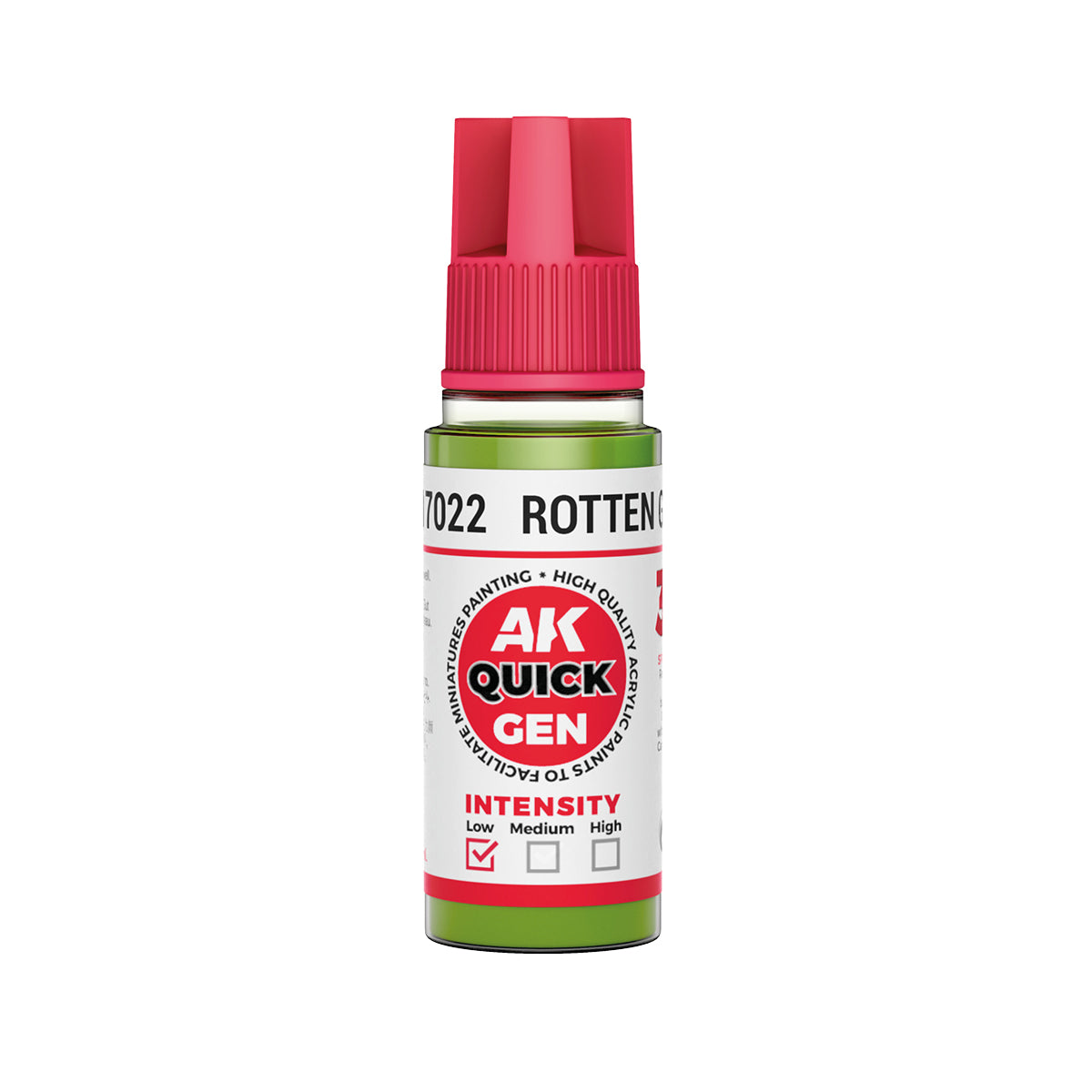 AK Pintura Acrílica Quickgen AK17022 Intensity Low Rotten Green 18ml