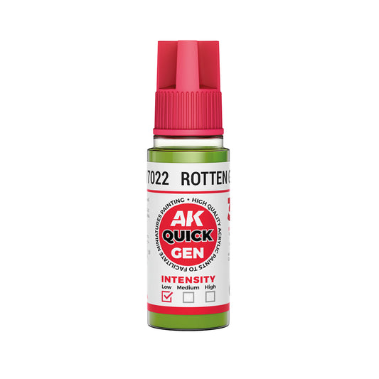 AK Pintura Acrílica Quickgen AK17022 Intensity Low Rotten Green 18ml