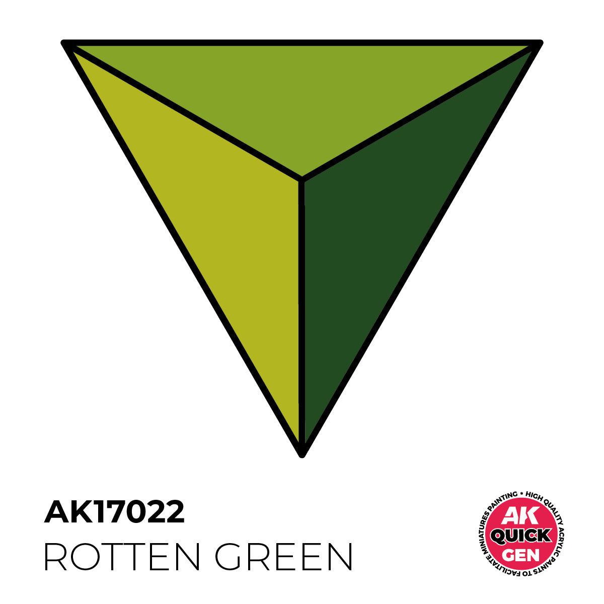 AK Pintura Acrílica Quickgen AK17022 Intensity Low Rotten Green 18ml