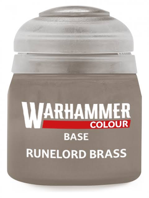 Citadel Pintura Acrílica Metálica Base Runelord Brass 12ml