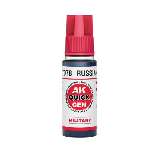 AK Pintura Acrílica Quickgen AK17078 Military Russian Blue 18ml