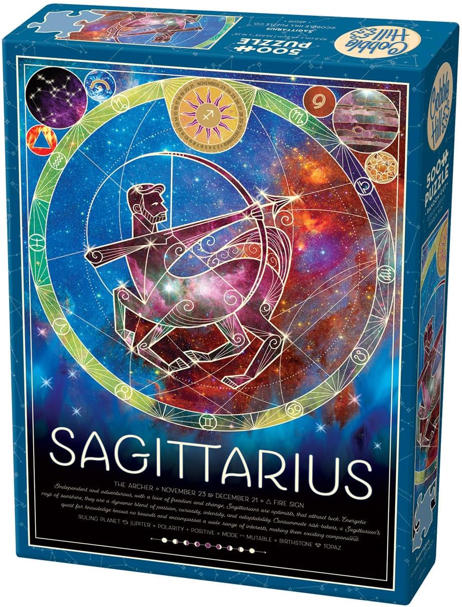 Cobble Hil Rompecabezas Zodiaco Sagitario 500 Pz