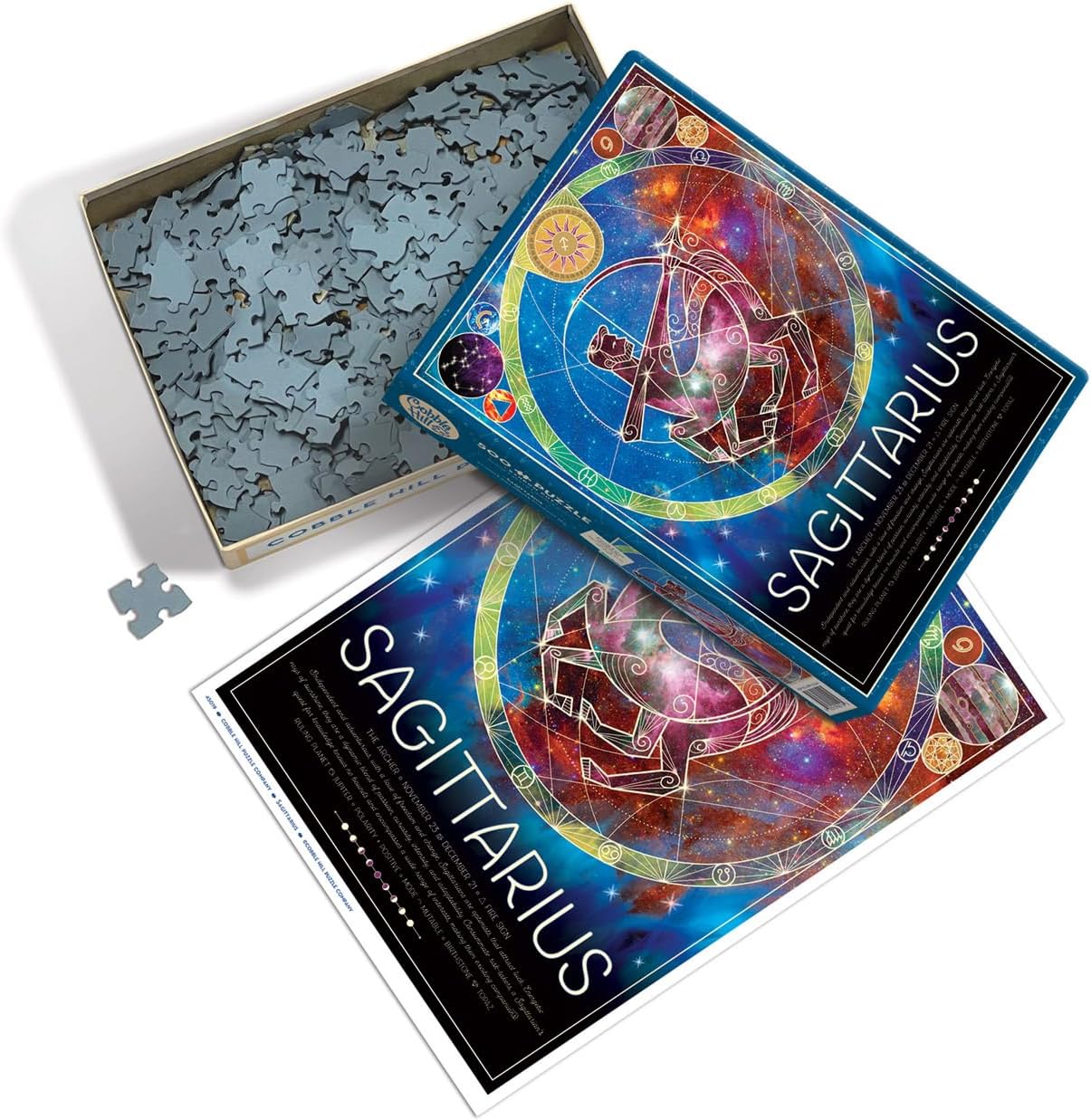 Cobble Hil Rompecabezas Zodiaco Sagitario 500 Pz