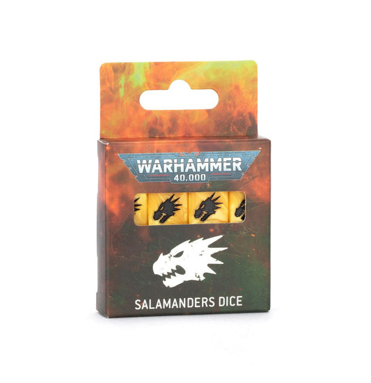 Games Workshop Warhammer40k Salamanders Dice Dados