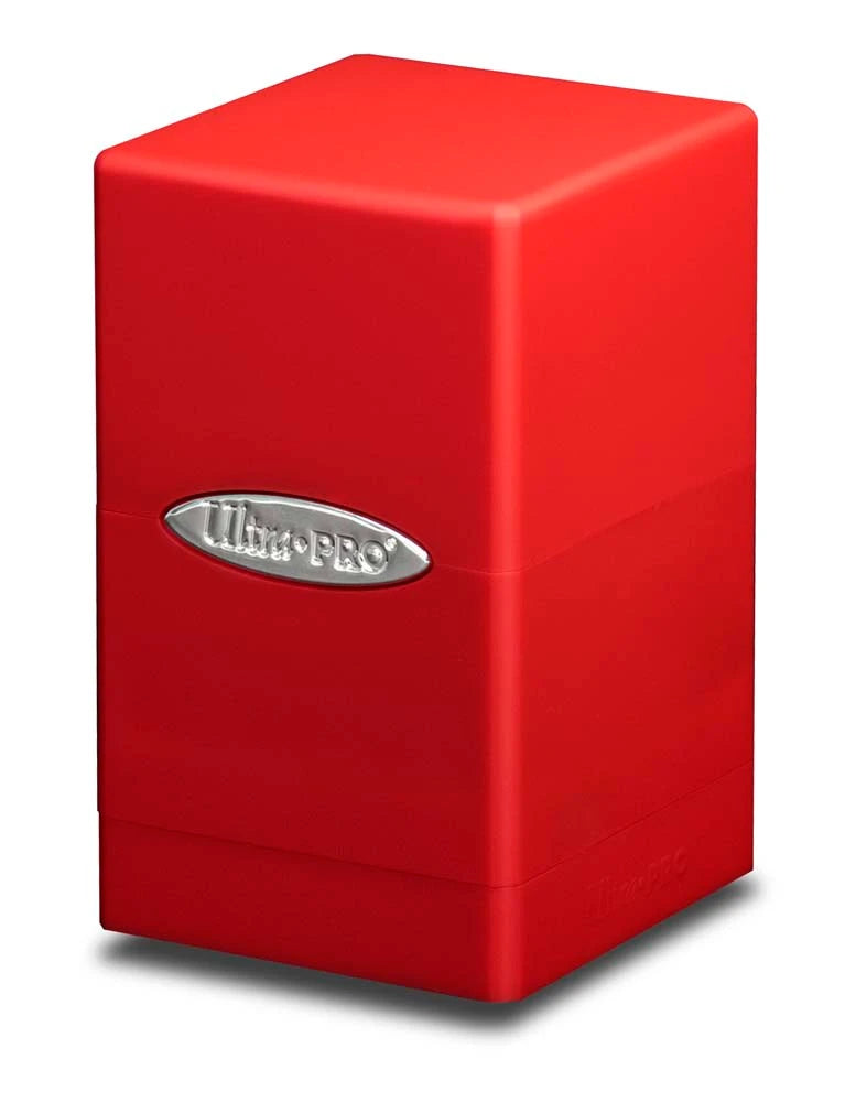 Ultra Pro Satin Tower Deck Box Red 100