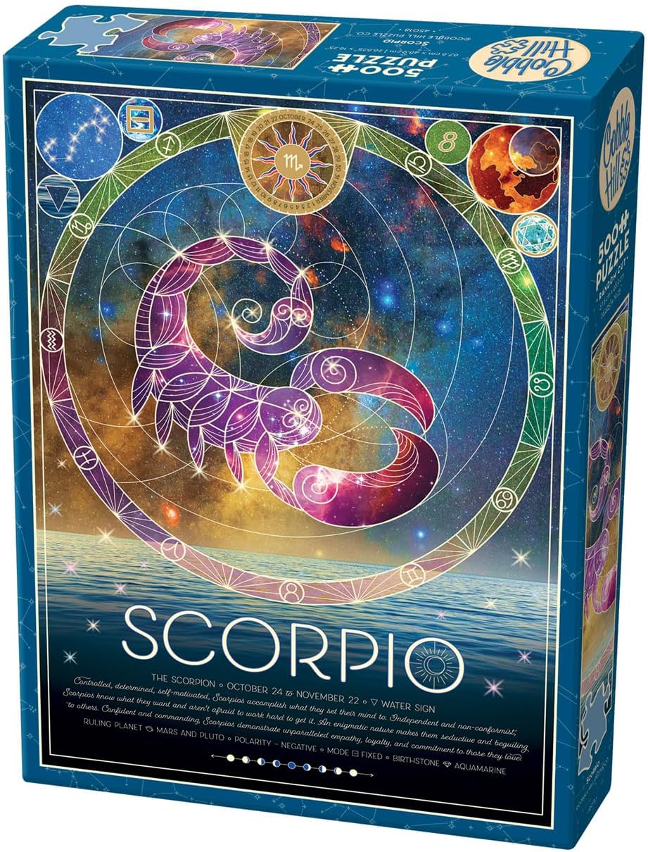 Cobble Hill Rompecabezas Zodiaco Escorpio 500 Pz
