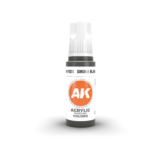 Ak Pintura Acrílica Gama Genérica AK11028 Smoke Black 18ml