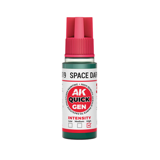 AK Pintura Acrílica Quickgen AK17019 Intensity High Space Dark Green 18ml