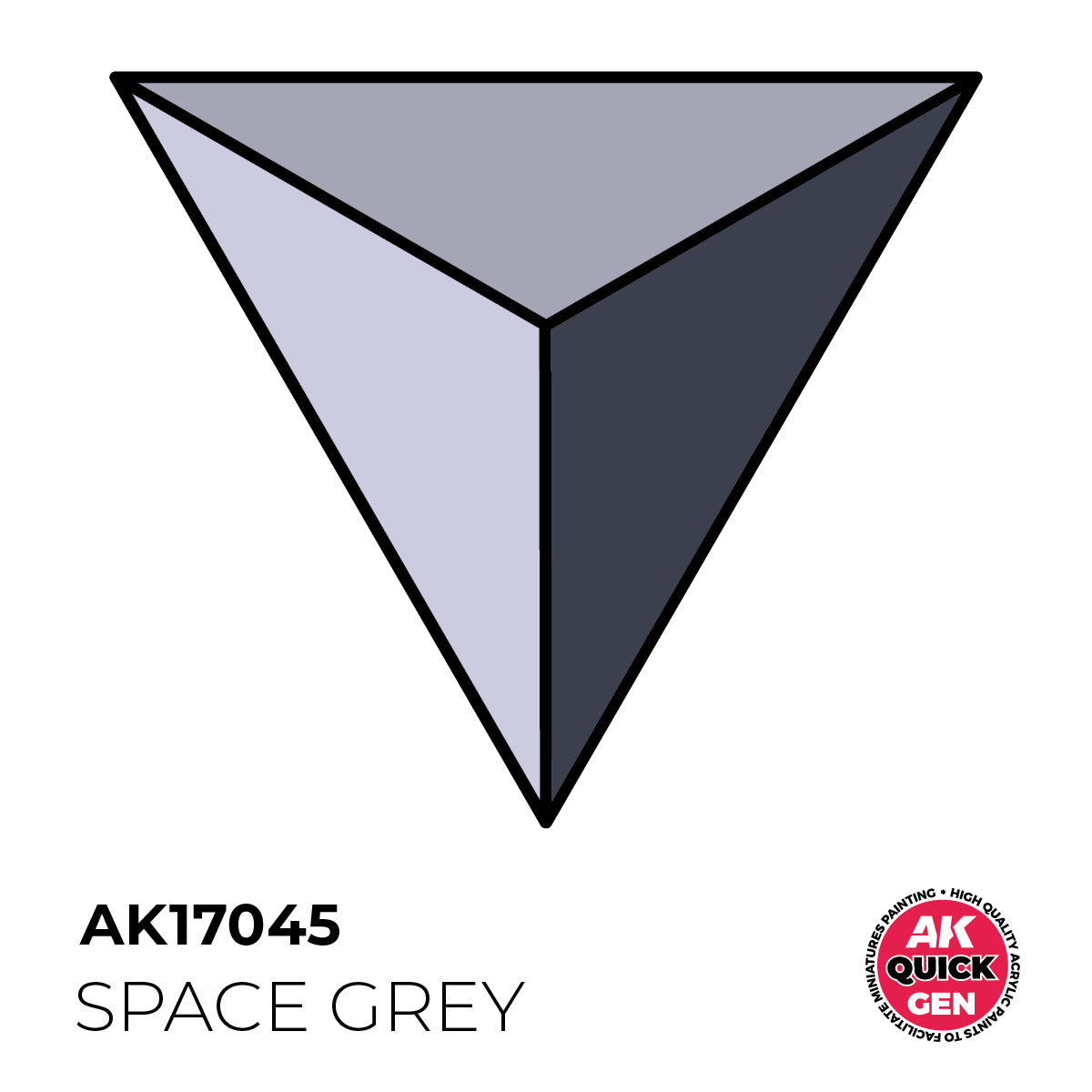 AK Pintura Acrílica Quickgen AK17045 Intensity Low Space Grey 18ml