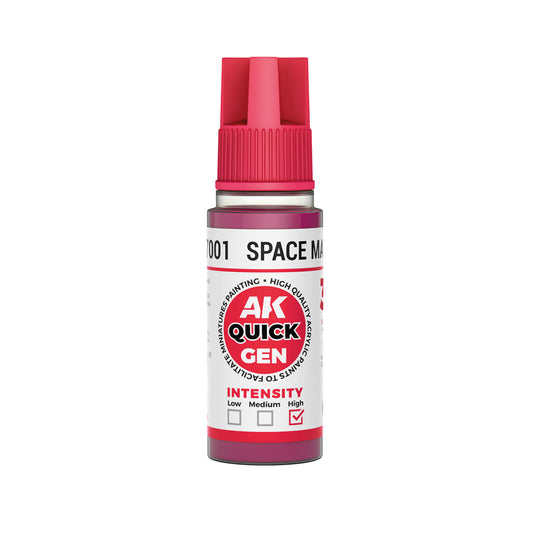 AK Pintura Acrílica Quickgen AK17001 Intensity High Space Magenta 18ml