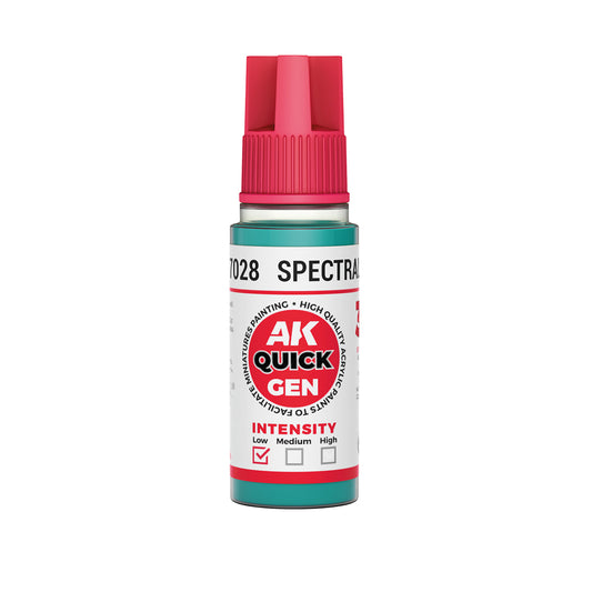 AK Pintura Acrílica Quickgen AK17028 Intensity Low Spectral Blue 18ml