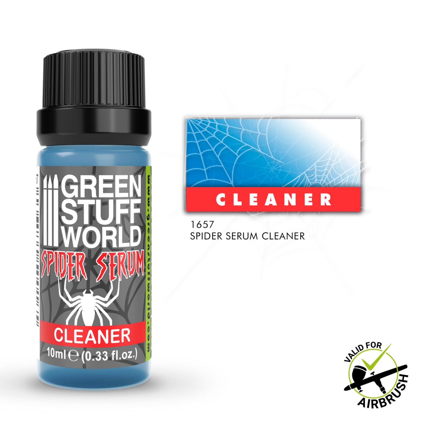 Green Stuff World Spider Serum Cleaner 10ml Telaraña Limpiador