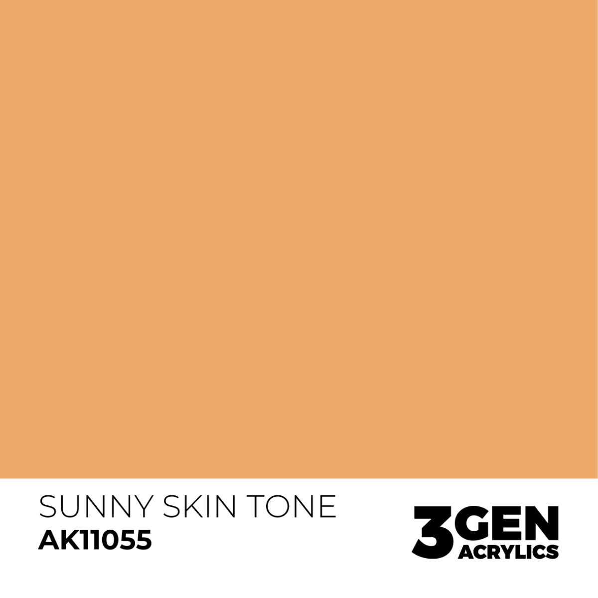 Ak Pintura Acrílica Gama Genérica AK11055 Sunny Skin Tone 18ml