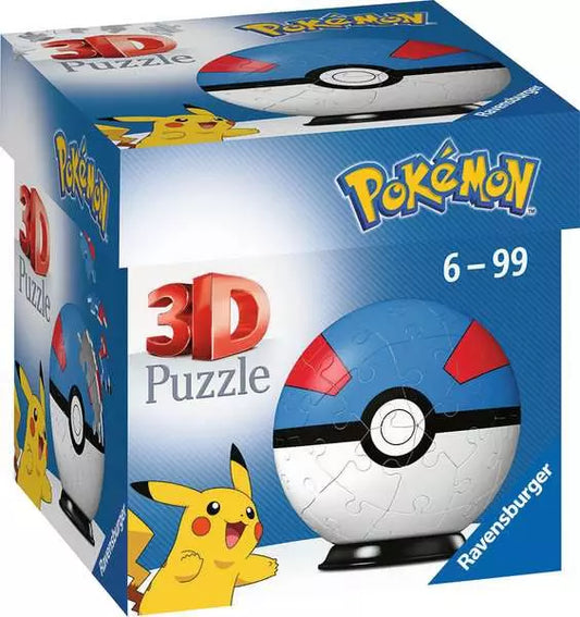 Ravensburger Rompecabezas 3d Pokémon Super Ball 54 Pza