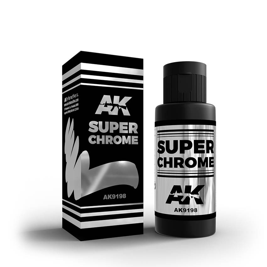 Ak Super Chrome AK9198 60ml Pintura