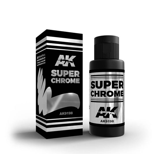 Ak Super Chrome AK9198 60ml Pintura