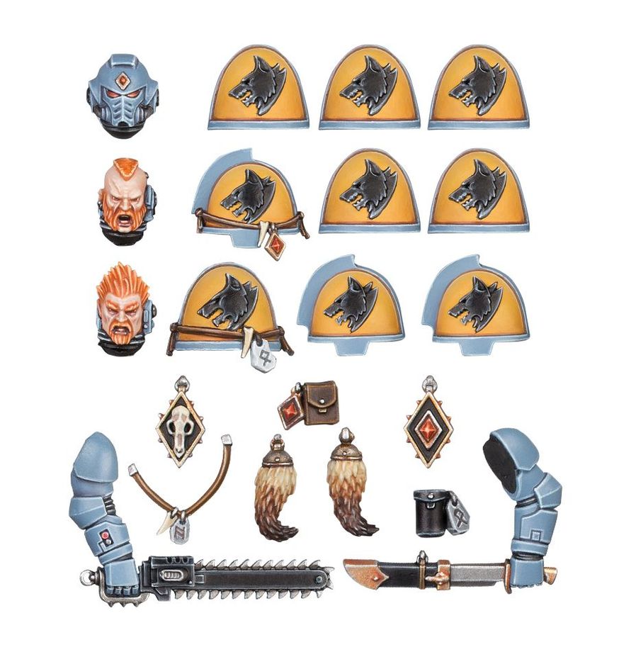 Games Workshop Warhammer 40k Space Wolves Primaris Upgrades
