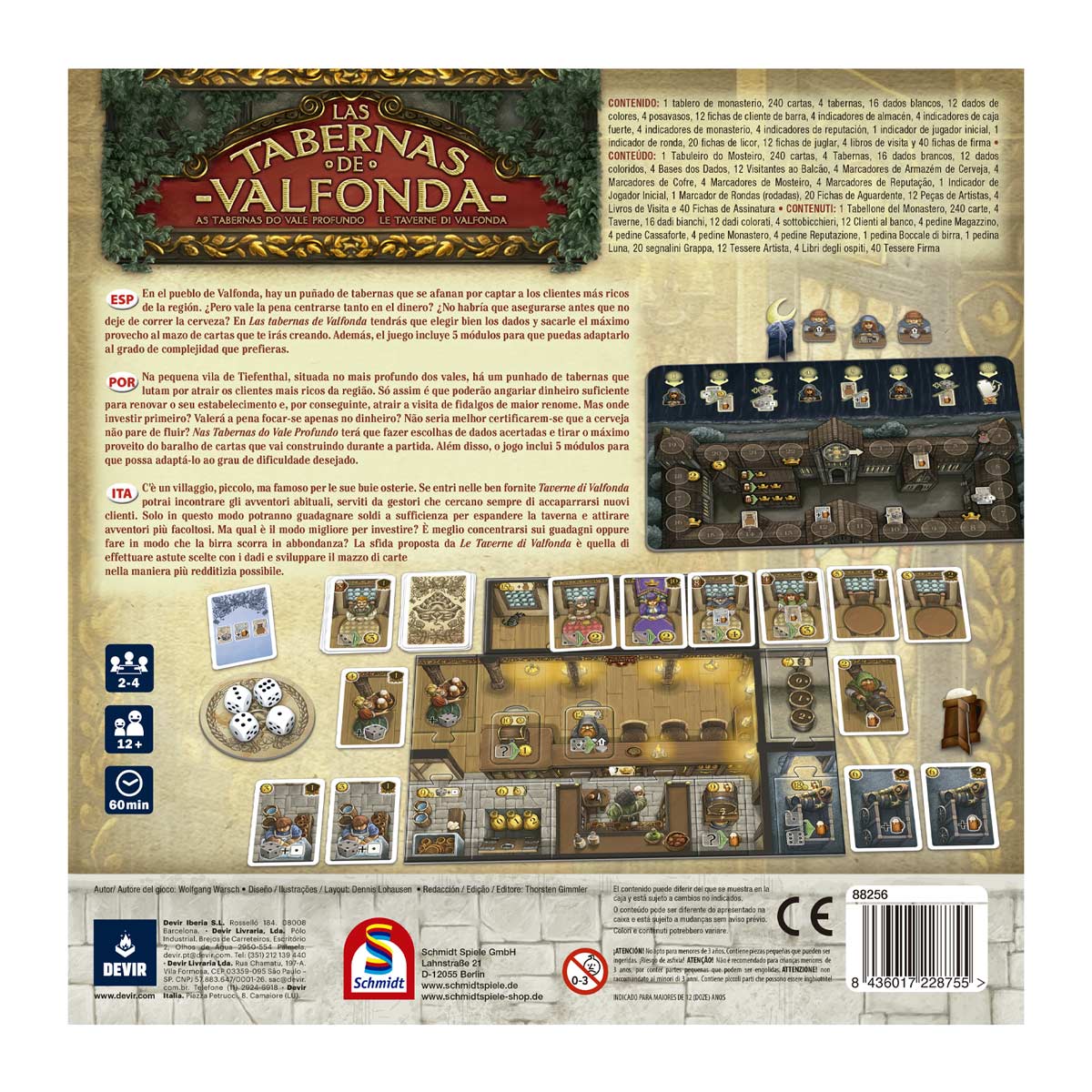 Las Tabernas De Valfonda - En Español Juego De Mesa
