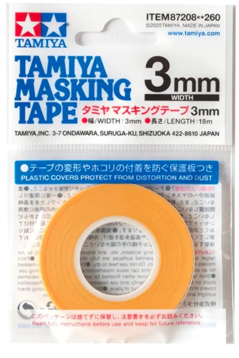 Tamiya Masking Tape 3mm 87208 Cinta Adhesiva