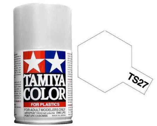 Tamiya TS-27 Matte White 85027 Pintura Aerosol 100ml Blanco