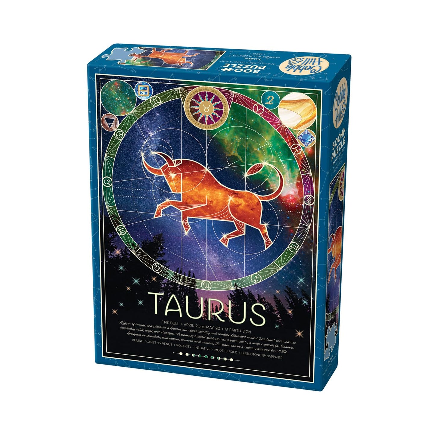 Cobble Hill Rompecabezas Zodiaco Tauro 500 Pza