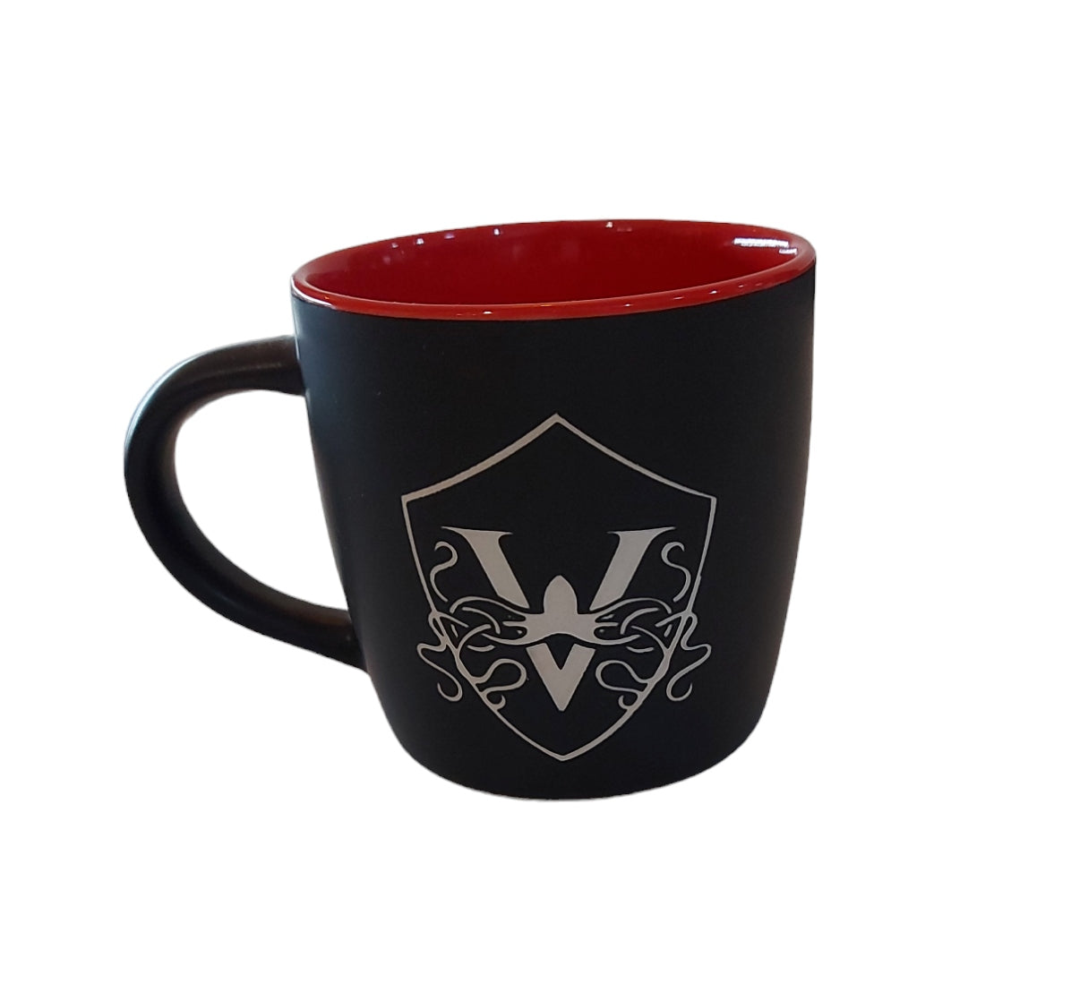 Taza de Cerámica Logo Vonkraken Fondo Rojo