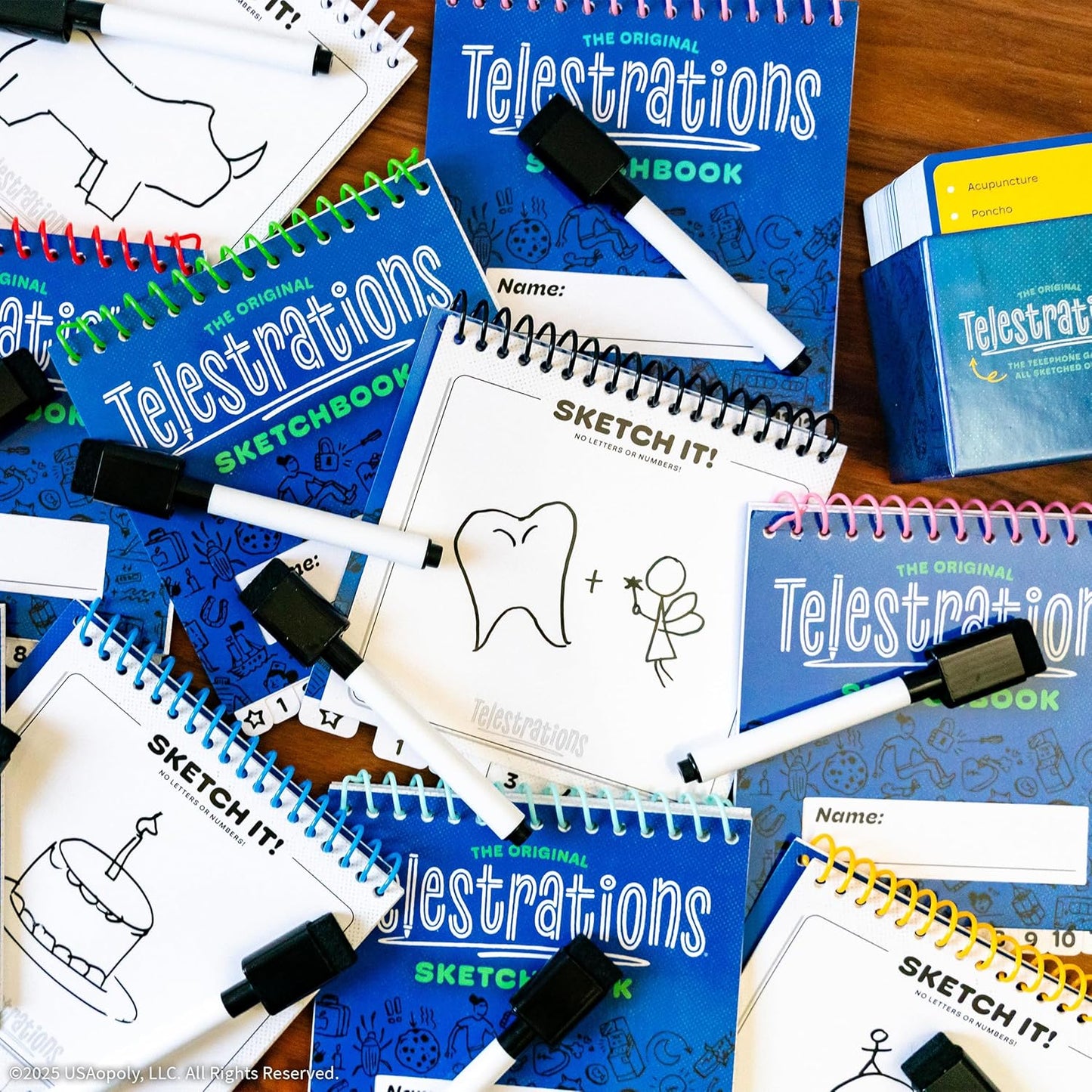 Usaopoly Telestrations 2nd Edition  12 Jugadores Juego de mesa