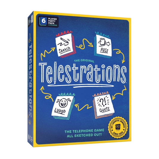 The Op Telestrations 6 Player 2nd Edi. Juego De Mesa