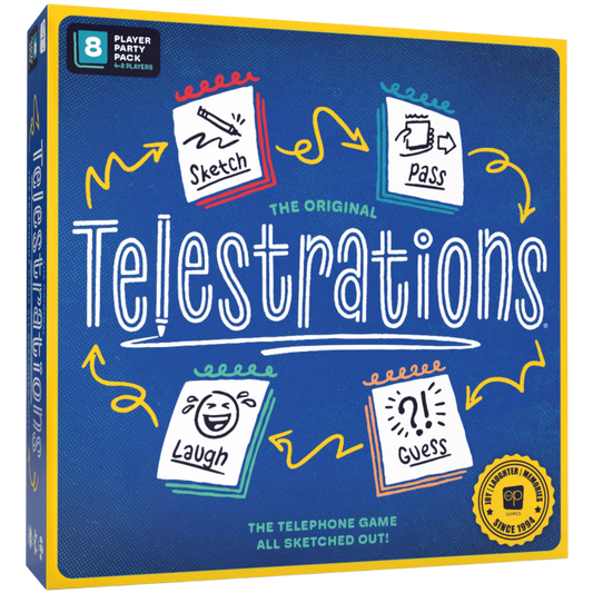 The Op Telestrations 8 Player 2nd Edi. Juego De Mesa