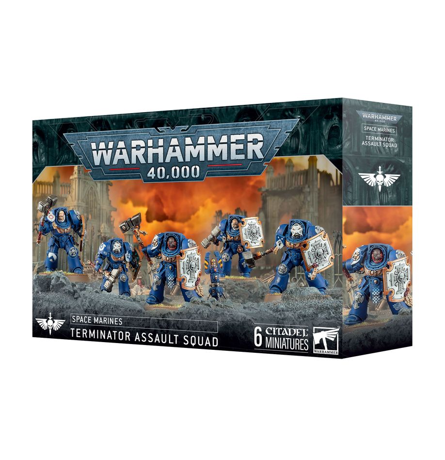 Games Workshop Warhammer40k Space Marines Terminator Assault Squad