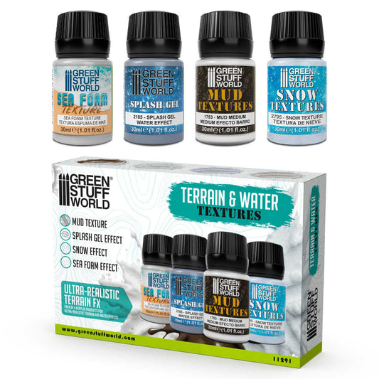 Green Stuff World Set Texturas Acuaticas 30ml 11291