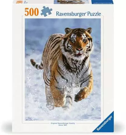 Ravensburger Rompecabezas Tigre En La Nieve 500 Pza