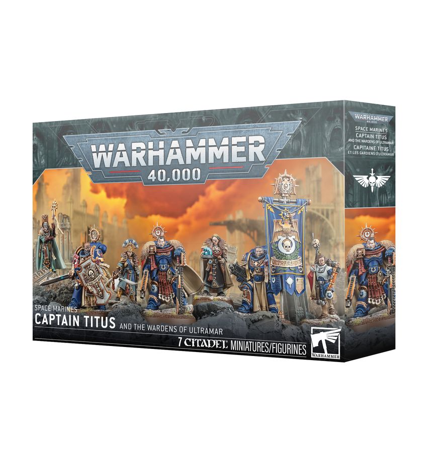 Gw Wh40k Space Marines Captain Titus And Wardens Of Ultramar