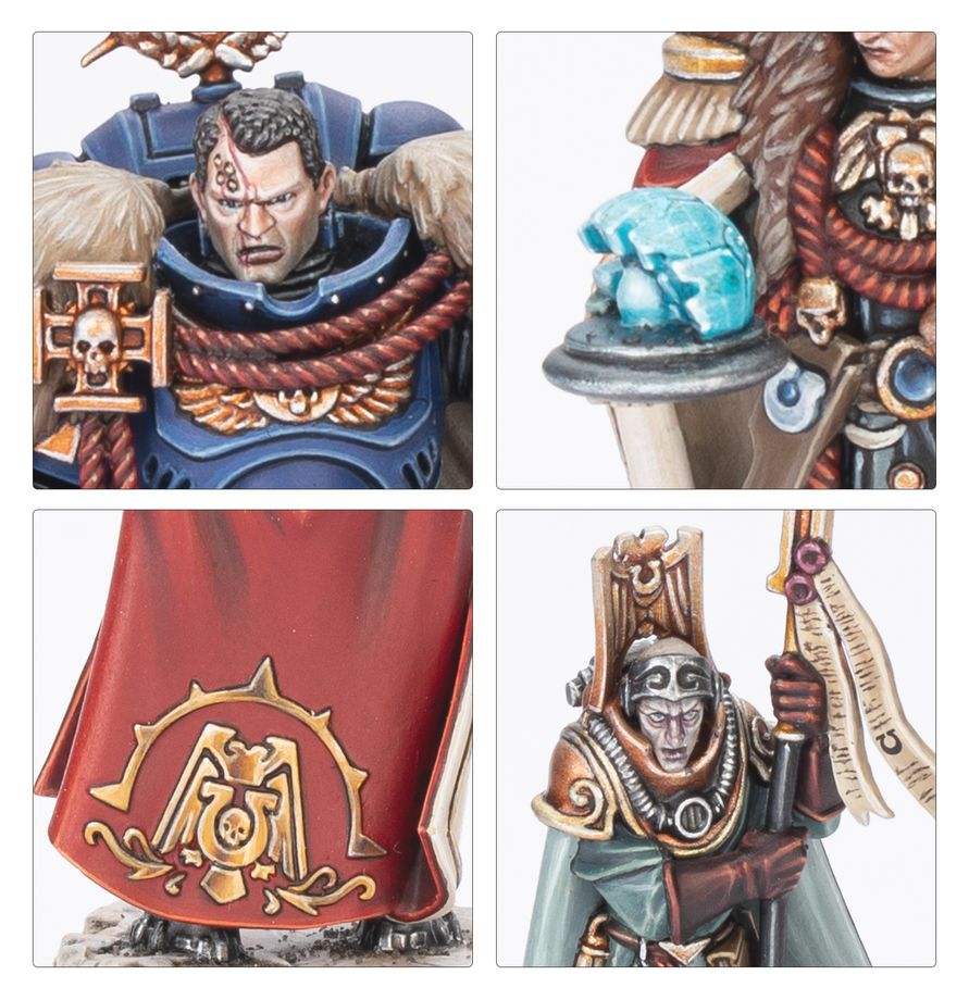 Gw Wh40k Space Marines Captain Titus And Wardens Of Ultramar