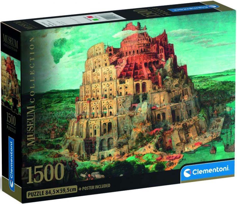 Clementoni Rompecabezas Torre De Babel Bruegel 1500 Pz