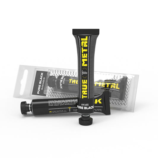 Ak True Metal Pintura Metalica 20ml AK465 Pure Black