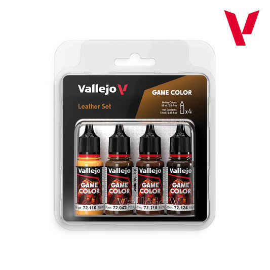 Vallejo Game Color 4 X 18 Ml Leather Set 72.385
