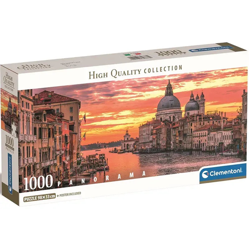 Clementoni Rompecabezas Panoramico Canal De Venecia 1000 Pza