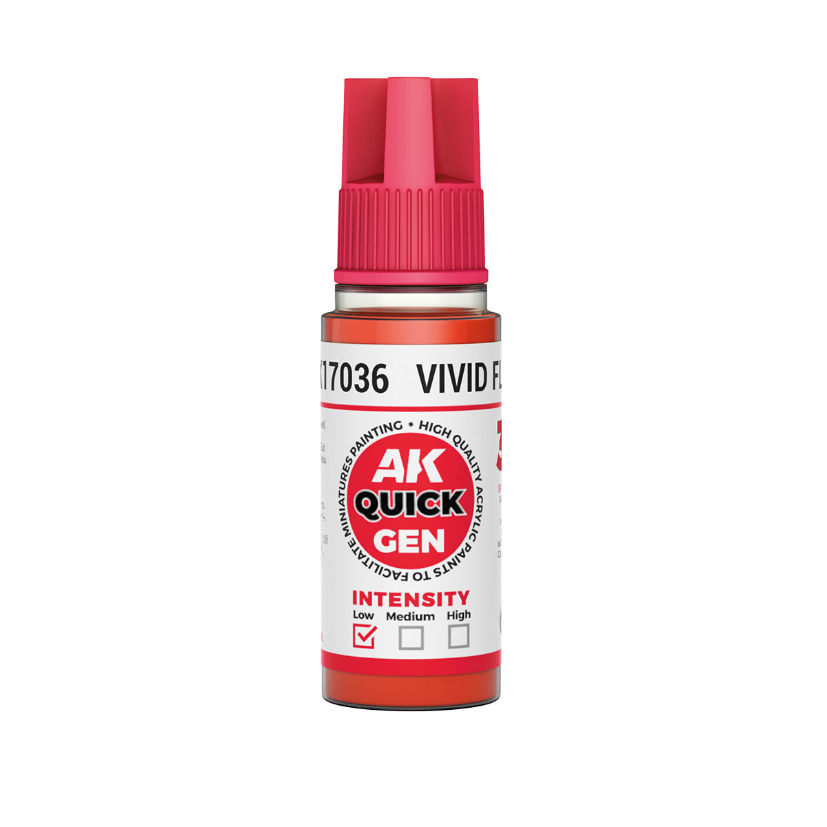 AK Pintura Acrílica Quickgen AK17036 Intensity Low Vivid Flesh 18ml