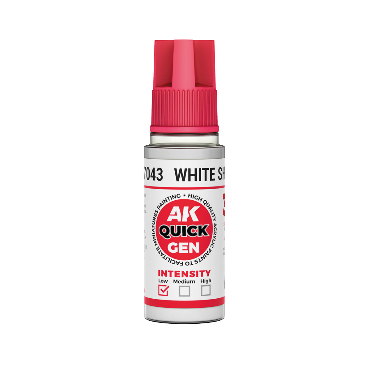 AK Pintura Acrílica Quickgen AK17043 Intensity Low White Shadow 18ml