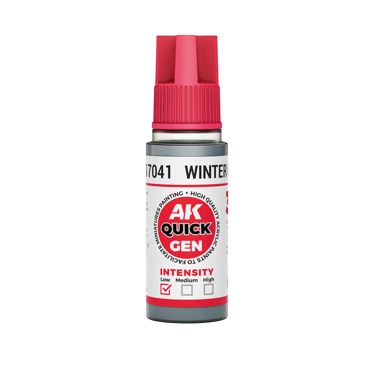 AK Pintura Acrílica Quickgen AK17041 Intensity Low Winter Grey 18ml
