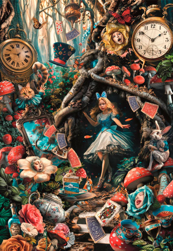 Clementoni Rompecabezas Otro Dia En El Pais De Las Maravillas 1000pza