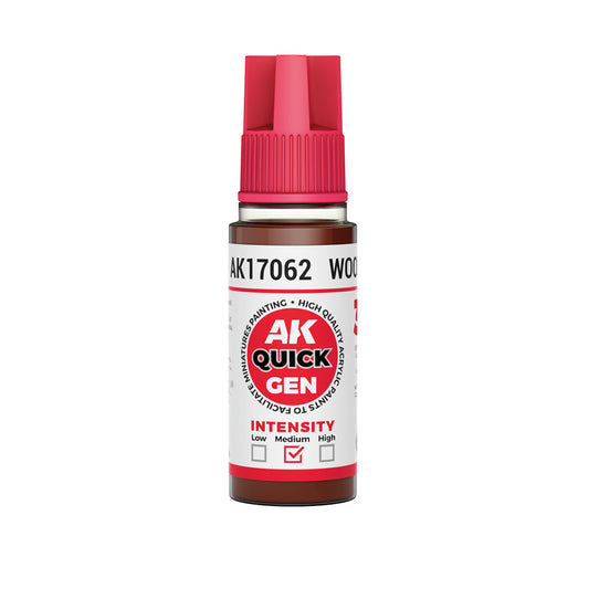 AK Pintura Acrílica Quickgen AK17062 Intensity Medium Wood 18ml