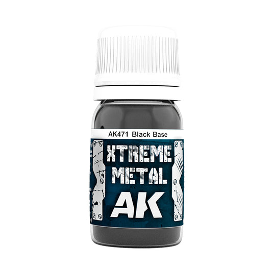 Ak Xtreme Metal Pintura AK471 Black Base 30ml