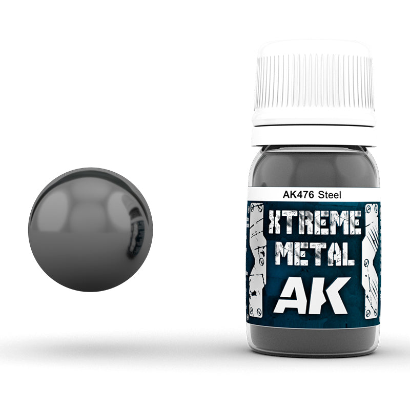 Ak Xtreme Metal Pintura AK476 Steel 30ml