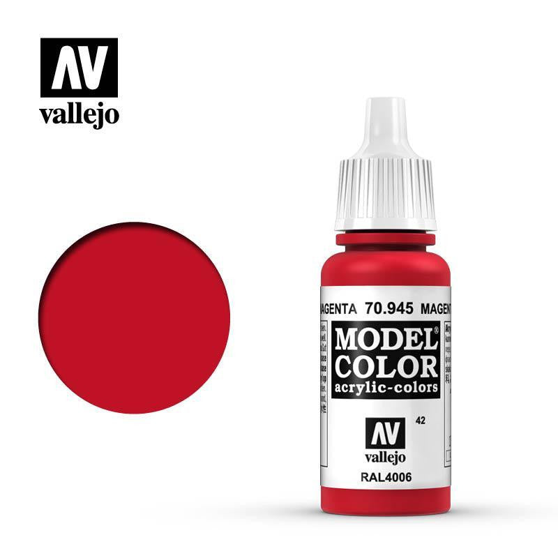 Vallejo Model Color 42 Magenta 70.945 17ml Pintura Acrílica