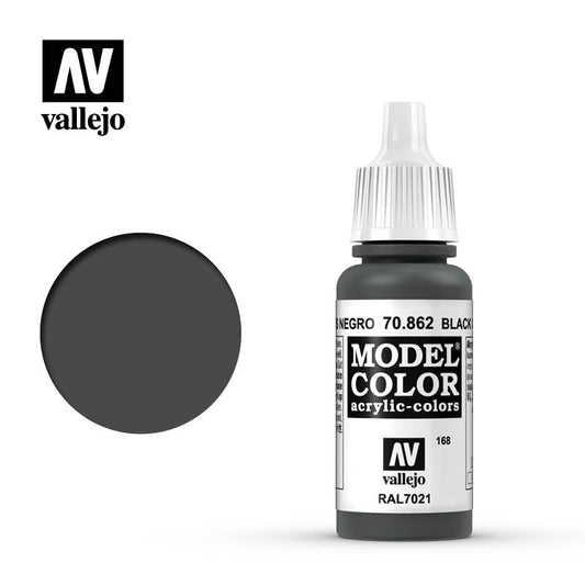 Vallejo Model Color 168 Gris Negro 70.862 17ml Pintura Acrílica