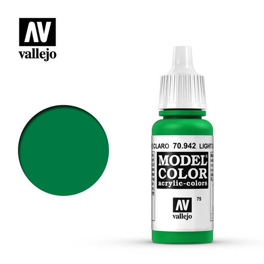 Vallejo Model Color 75 Verde Claro 70.942 17ml Pintura Acrílica