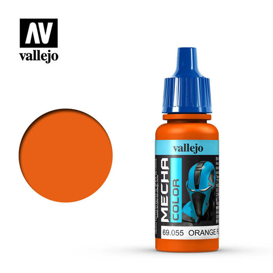 Vallejo Mecha Color Naranja Fluorescente 69.055 17ml Pintura Acrílica