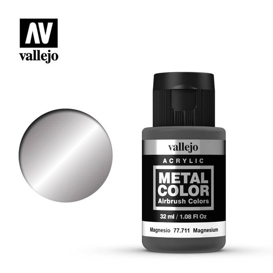 Vallejo Metal Color Magnesio 77.711 32Ml Pintura Acrílica